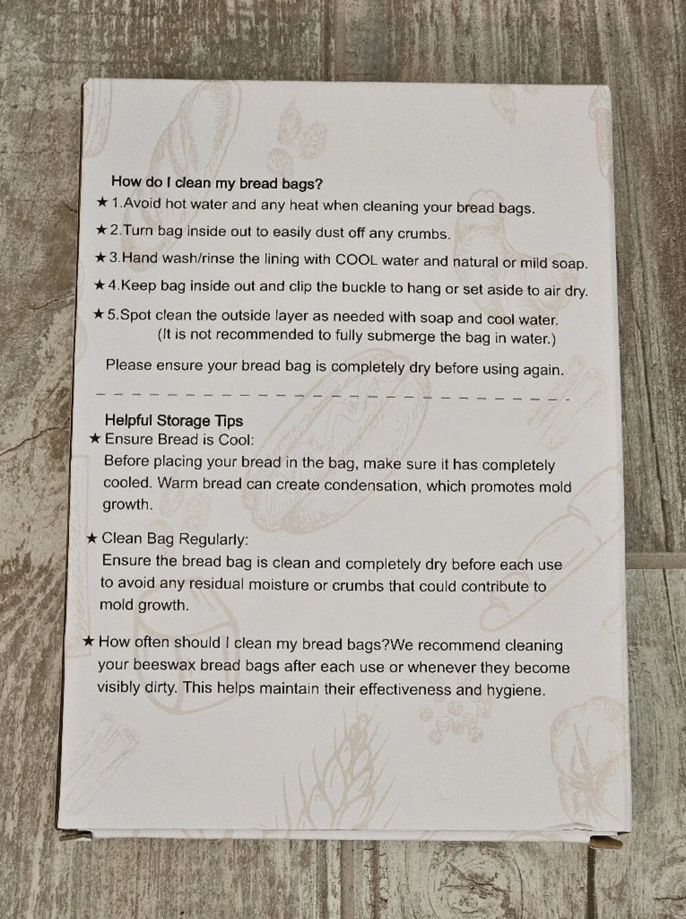 Beeswax Bread Bags
